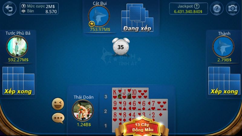 Mẹo chơi game Mậu Binh bất bại